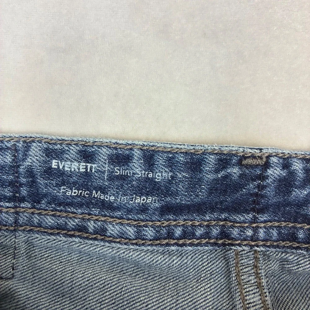 AG Adriano Goldschmied Everett Jeans Mens 33x30 Slim Straight Japanese Fabric